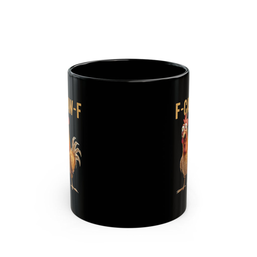 Funny F - CAW - F Chicken Mug - Black - Trends Market